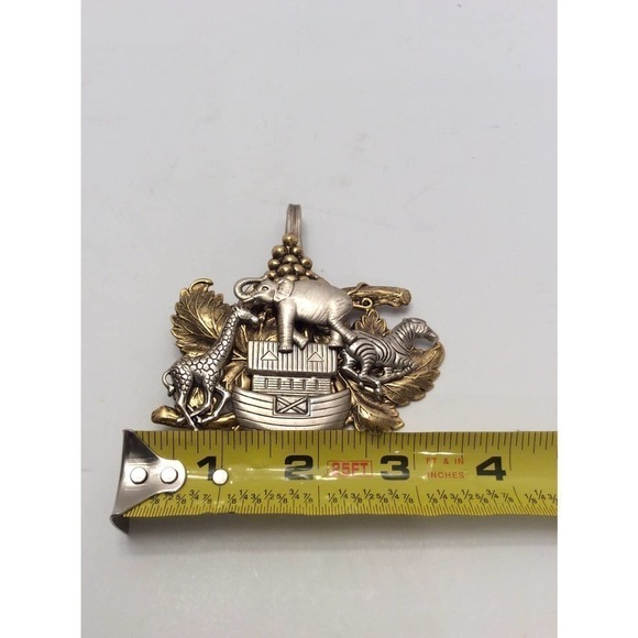 Noah’s Ark on Hermès (Mercury) Stamped Spoon Pendant - Picture 9 of 11